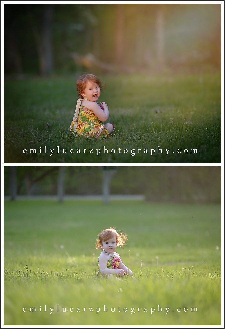 St. Louis child photographer backlighting