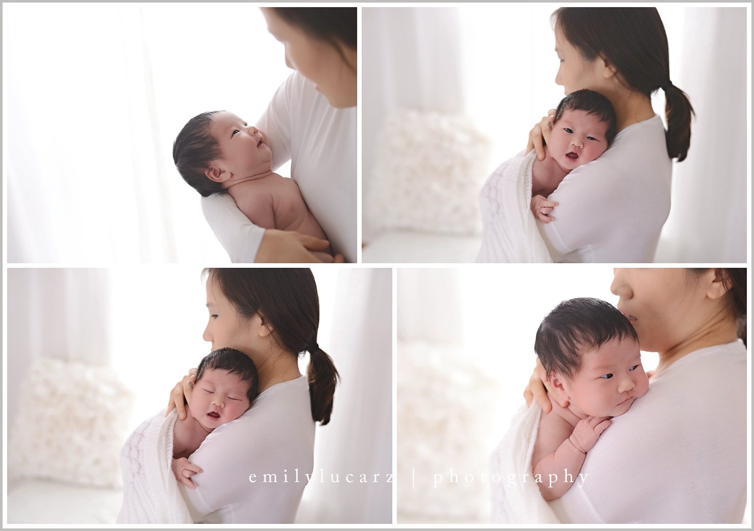 Emily Lucarz Photography newborn photographer simple white_12