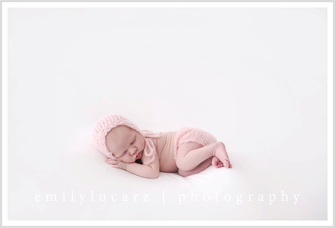 simple newborn photo