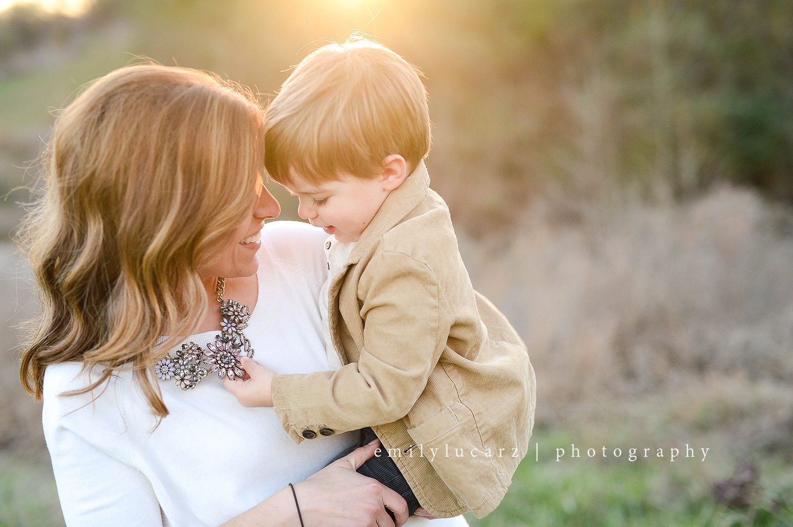 mom and son photo