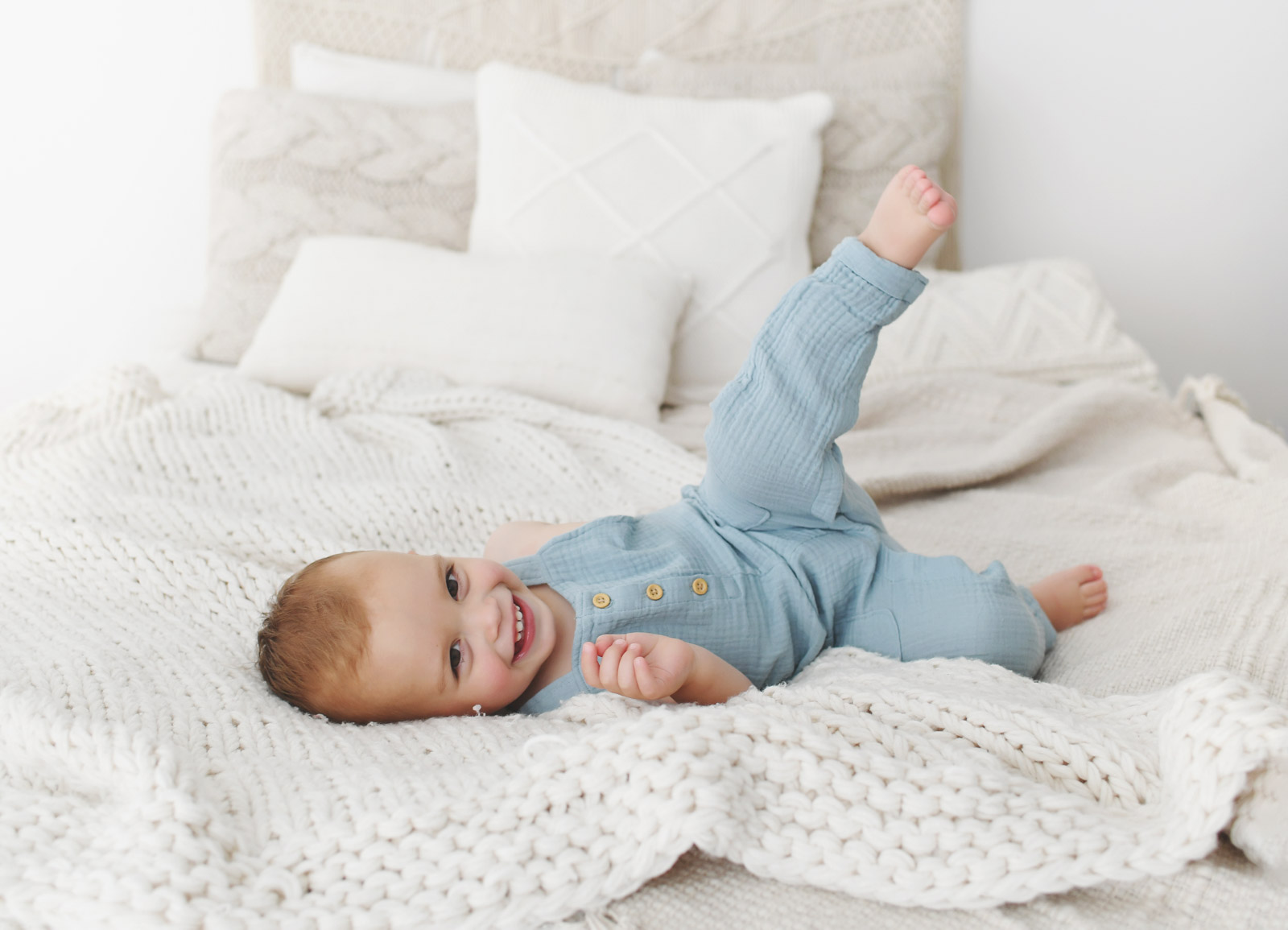 toddler laughing 