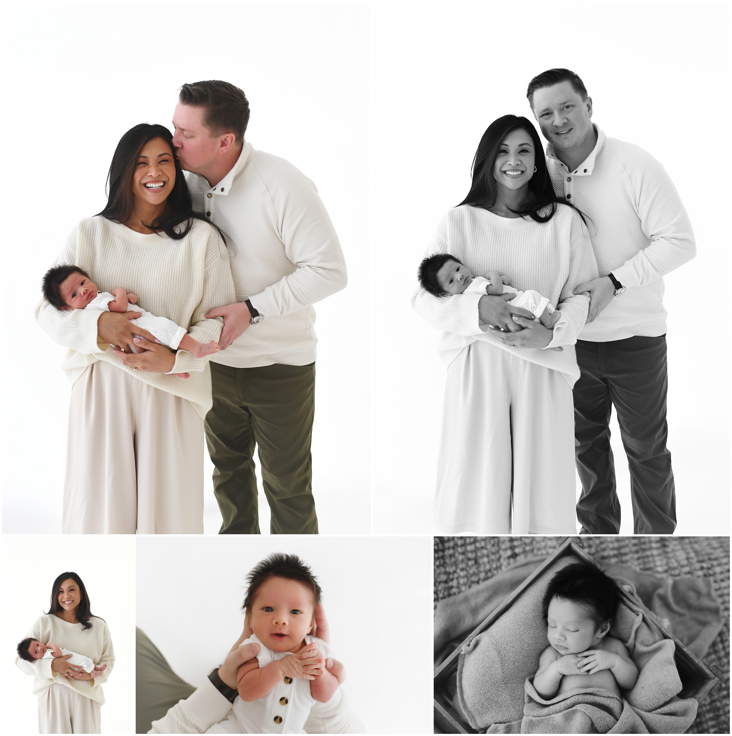 newborn with parents 